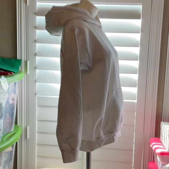 PAWZ White Hoodie with Paw Print - Picture 3 of 5
